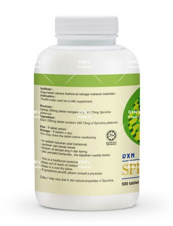 DXN Spirulina 500 tabs Pack DXN Pakistan Online Shop DXN Spirulina 500 tabs Pack DXN Pakistan Online Shop