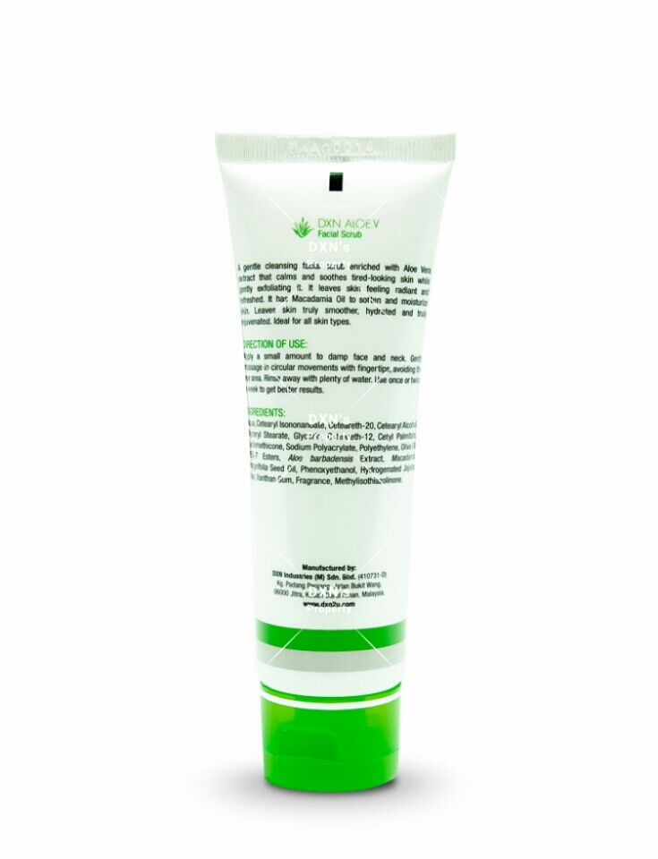 DXN Aleo Vera Facial Scrub back DXN Aleo Vera Facial Scrub